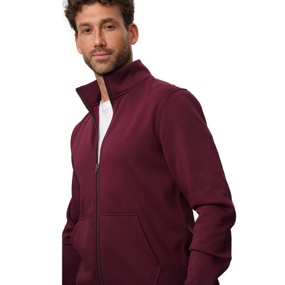 Herren Sweatjacke mit Stehkragen