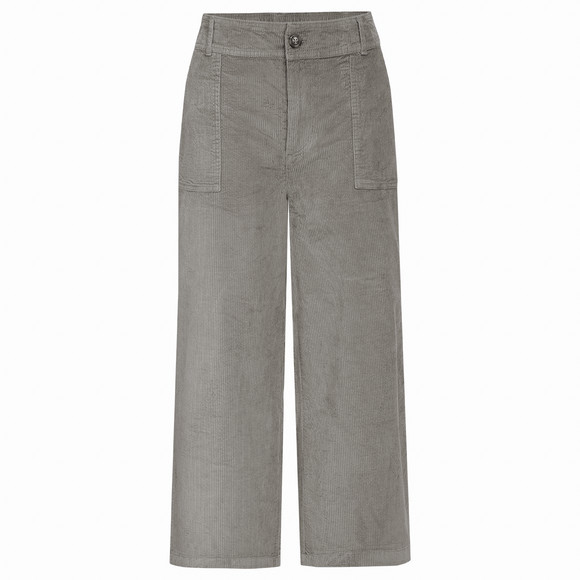 Damen Cord-Culotte mit breitem Bund