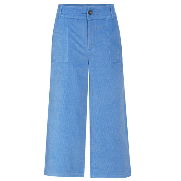 Damen Cord-Culotte mit breitem Bund
