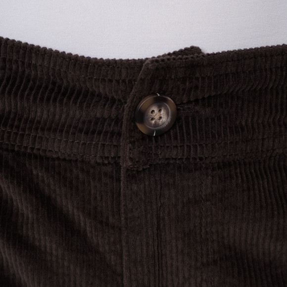 Damen Cord-Culotte mit breitem Bund