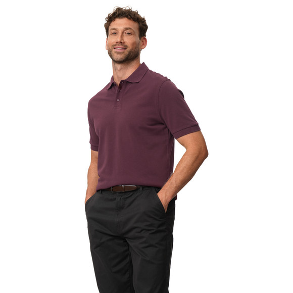Herren Poloshirt in Piqué-Struktur