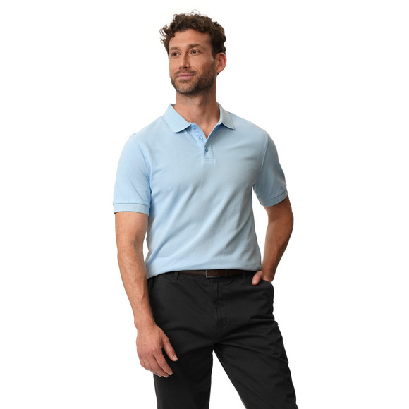 Herren Poloshirt in Piqué-Struktur