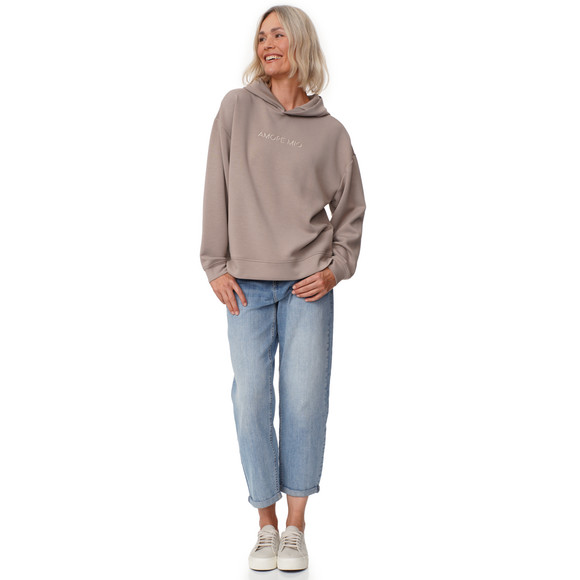 Damen Modal-Hoodie mit Stickerei