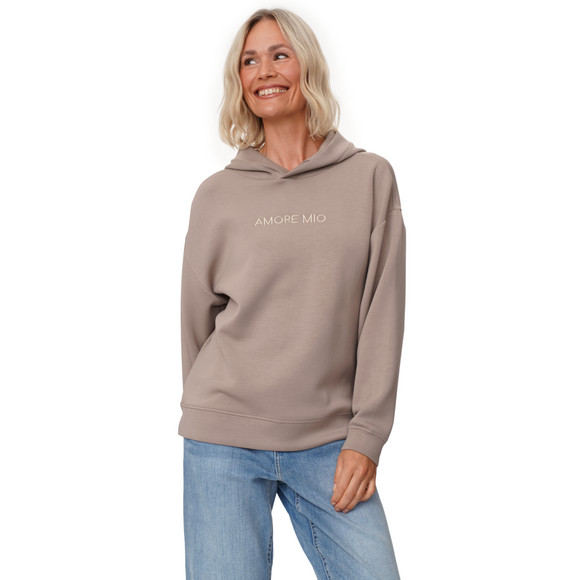 Damen Modal-Hoodie mit Stickerei