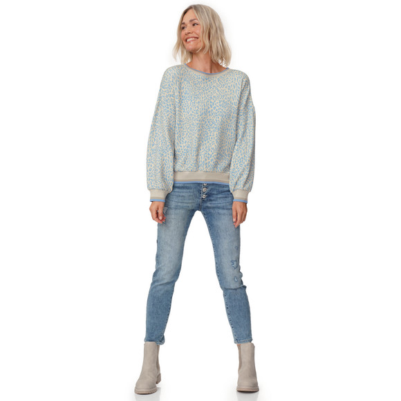 Damen Modalshirt mit Animal-Print