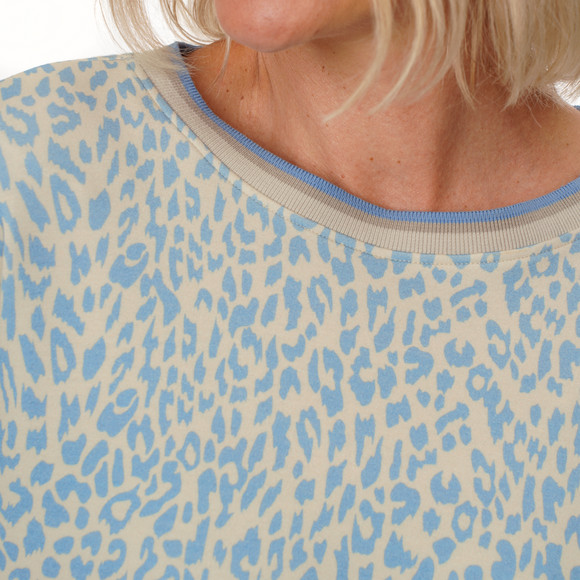 Damen Modalshirt mit Animal-Print
