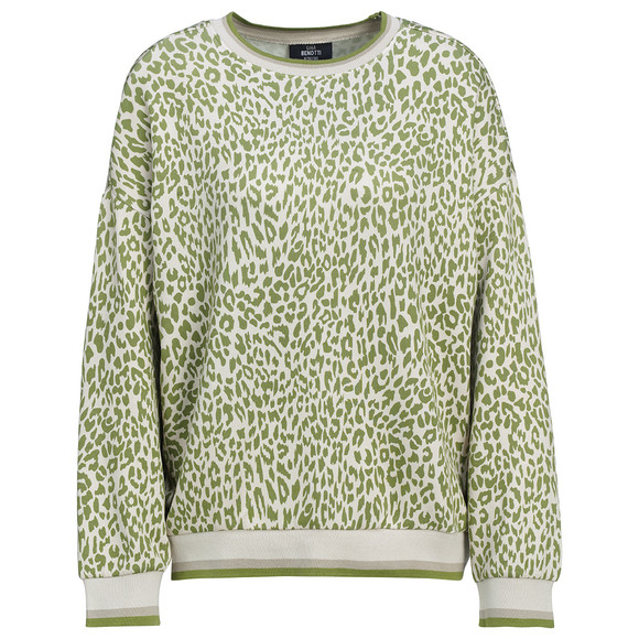 Damen Modalshirt mit Animal-Print
