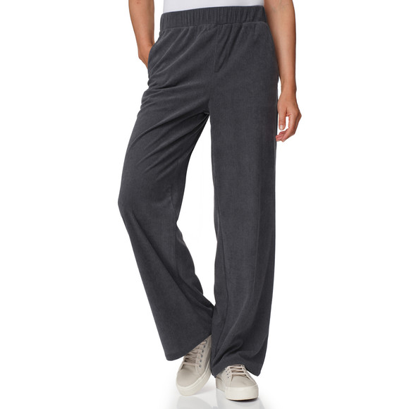 Damen Cordhose mit weitem Bein