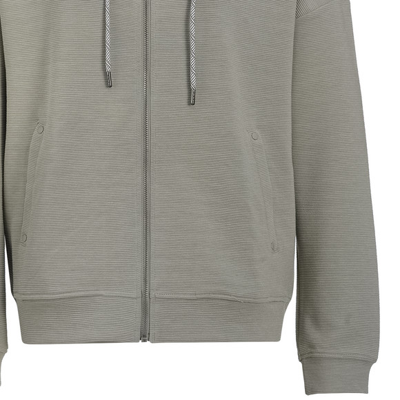 Damen Sweatjacke mit Rippstruktur