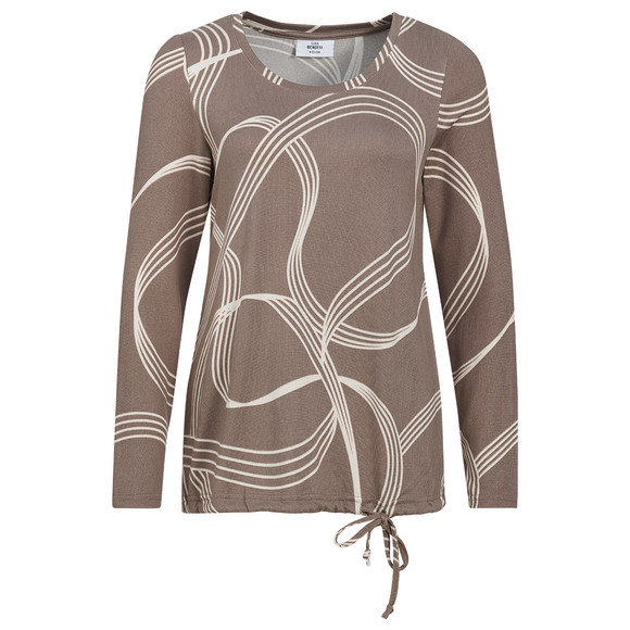 Damen Langarmshirt aus Feinstrick