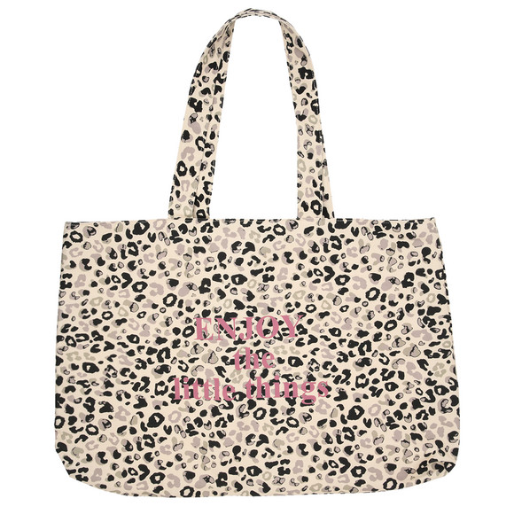 Damen Shopper mit Leo-Muster