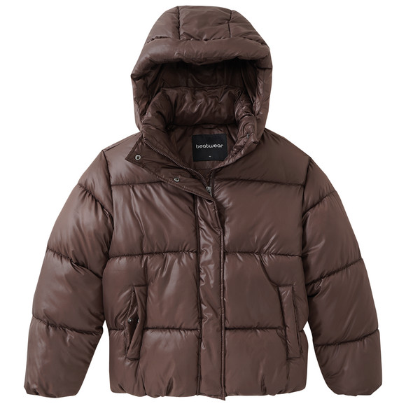 Mädchen Steppjacke glänzend