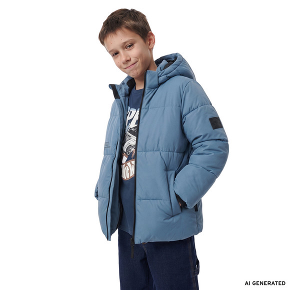 Jungen Winterjacke mit Kapuze