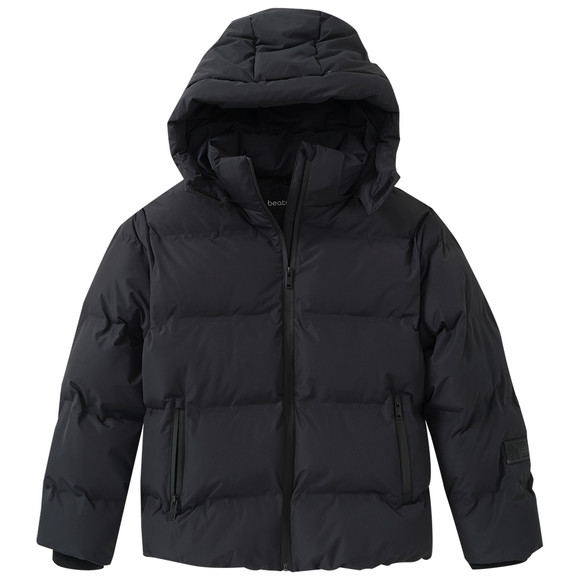 Jungen Winterjacke mit abnehmbarer Kapuze