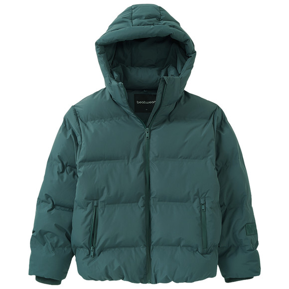 Jungen Winterjacke mit abnehmbarer Kapuze