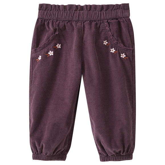 Baby Cordhose mit Paperbag-Bund