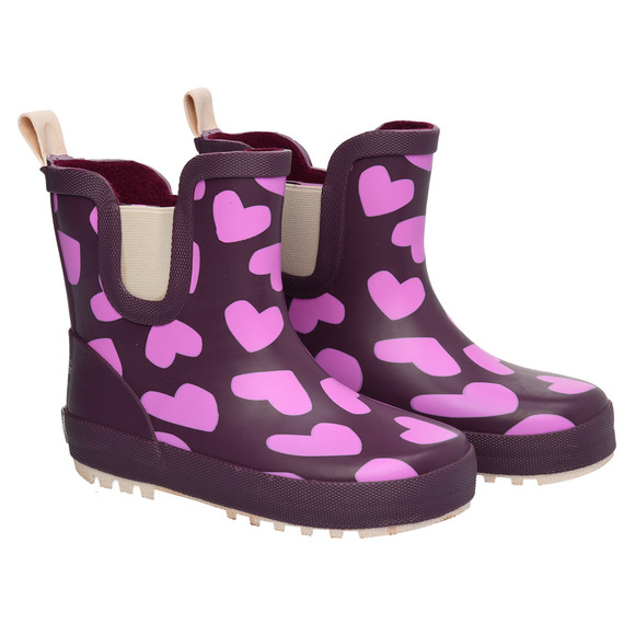 Mädchen Gummistiefel mit Herz-Allover