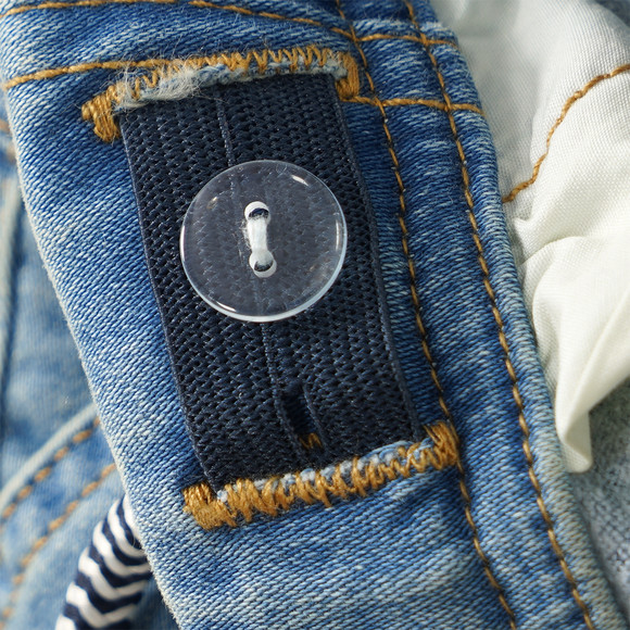 Baby Jeans mit Used-Waschung
