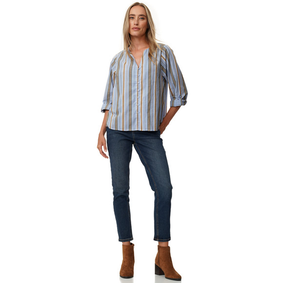 Damen Bluse im Streifen-Look