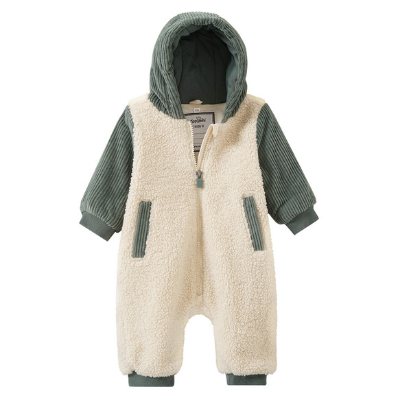 Newborn Teddyoverall mit Cord-Details