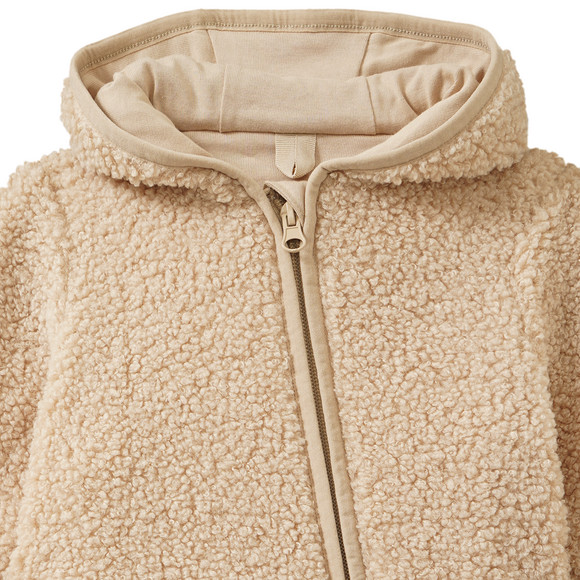 Newborn Teddy-Overall mit Kapuze