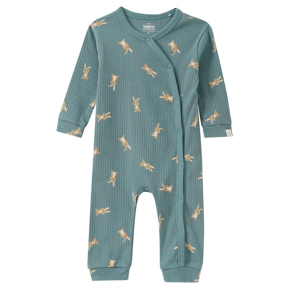 Newborn Schlafanzug mit Hasen-Allover