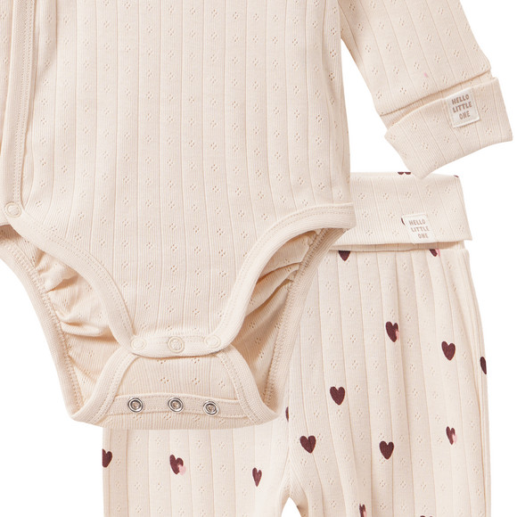 Newborn Set mit Body, Hose und Stirnband
