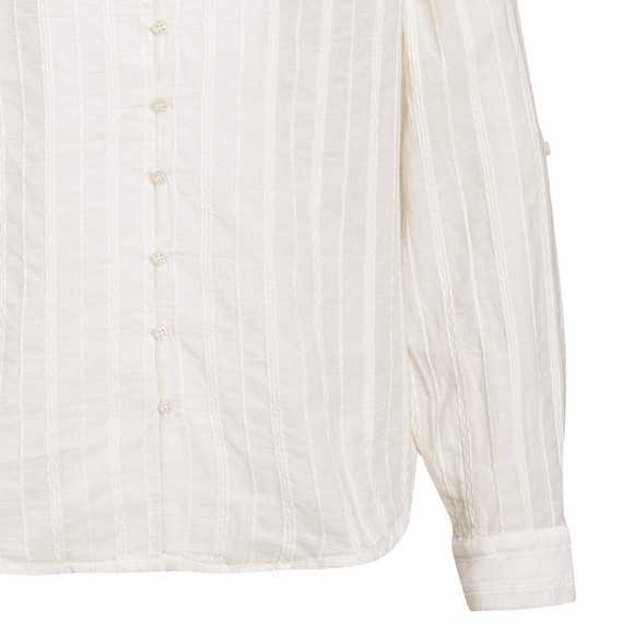 Damen Bluse mit Strukturstreifen