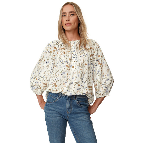Damen Modal-Bluse mit Knopfleiste