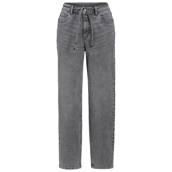 Damen Mom-Jeans mit Used-Waschung