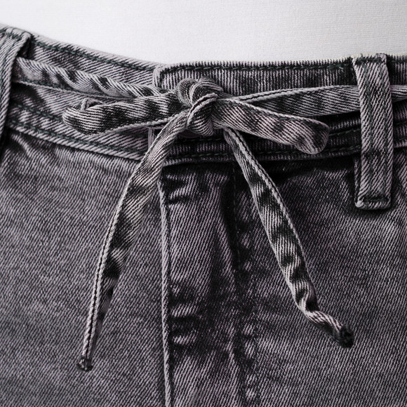 Damen Mom-Jeans mit Used-Waschung