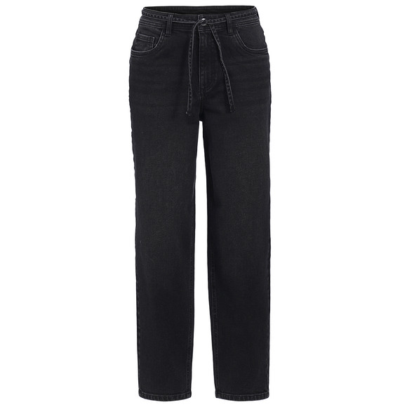 Damen Mom-Jeans mit Used-Waschung