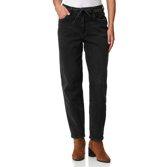 Damen Mom-Jeans mit Used-Waschung