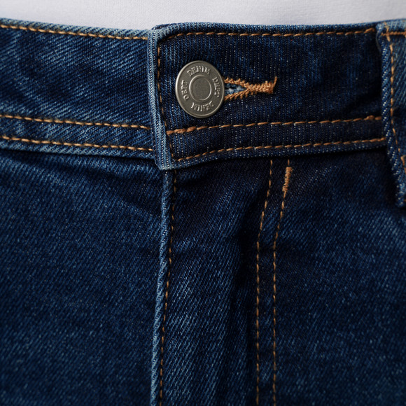 Damen Mom-Jeans mit Used-Waschung