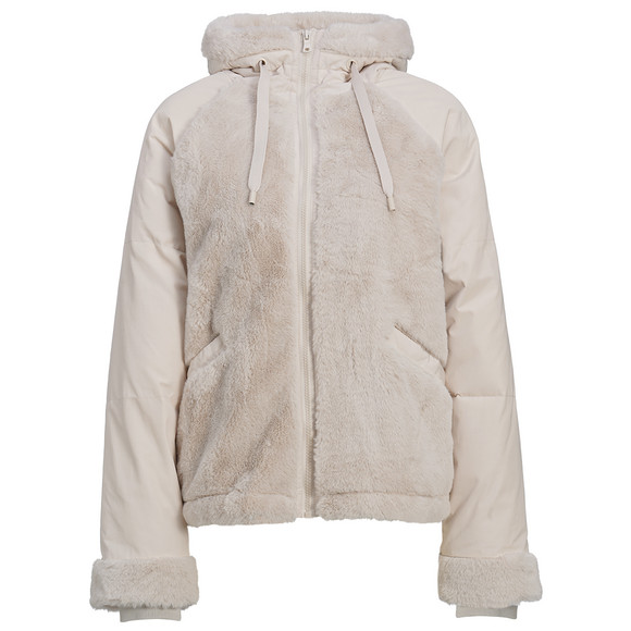 Damen Jacke mit Fellimitat