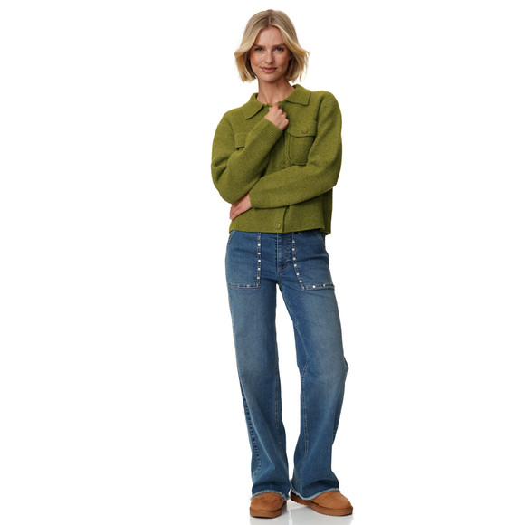 Damen Strickjacke mit Woll-Anteil