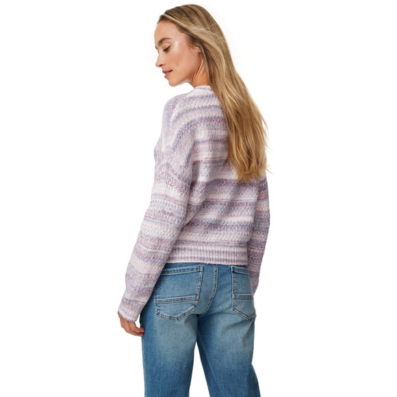 Damen Strickpullover in Multicolor-Optik
