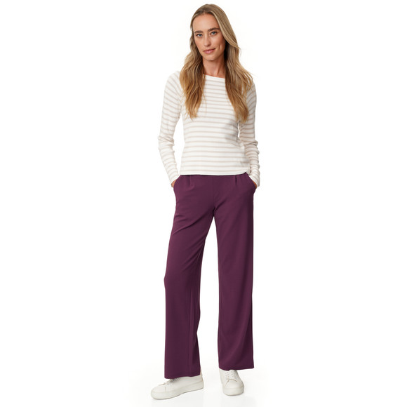 Damen Wide-Leg-Hose mit Taschen