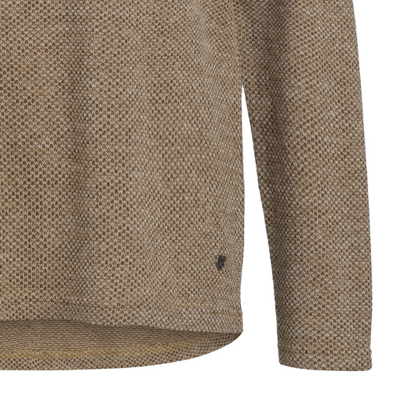 Dames-shirt met lange mouwen en sierknopen