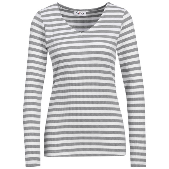 Damen Langarmshirt mit Modal und Baumwolle