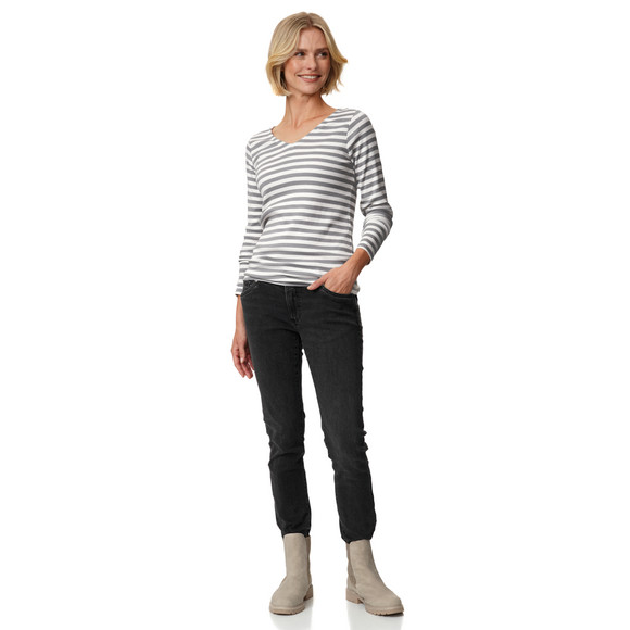 Damen Langarmshirt mit Modal und Baumwolle