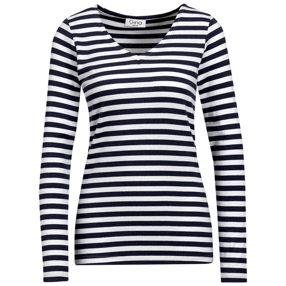 Damen Langarmshirt mit Modal und Baumwolle