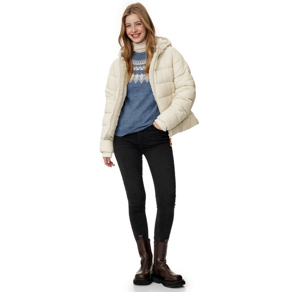 Damen Steppjacke mit Kapuze