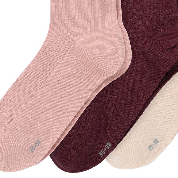 3 Paar Damen Socken mit Effektgarn