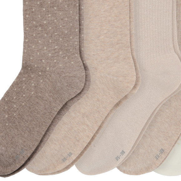 5 Paar Damen Socken in verschiedenen Dessins