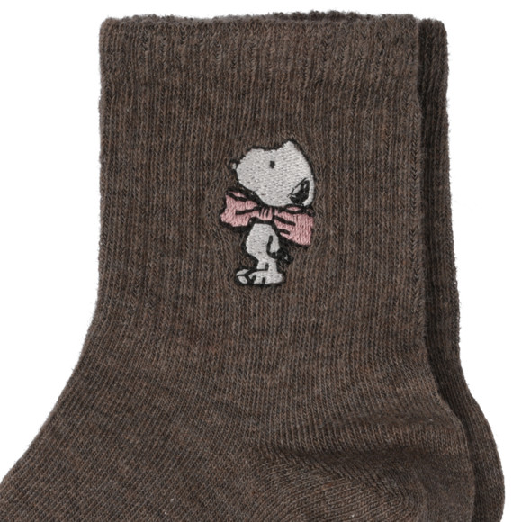 1 Paar Peanuts Socken mit Stickerei