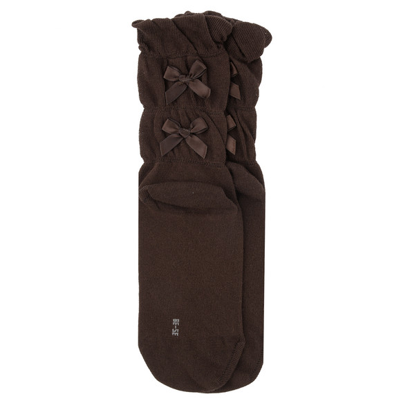 1 Paar Damen Socken mit Zierschleife