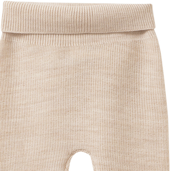 Newborn Merino-Strickhose unifarben