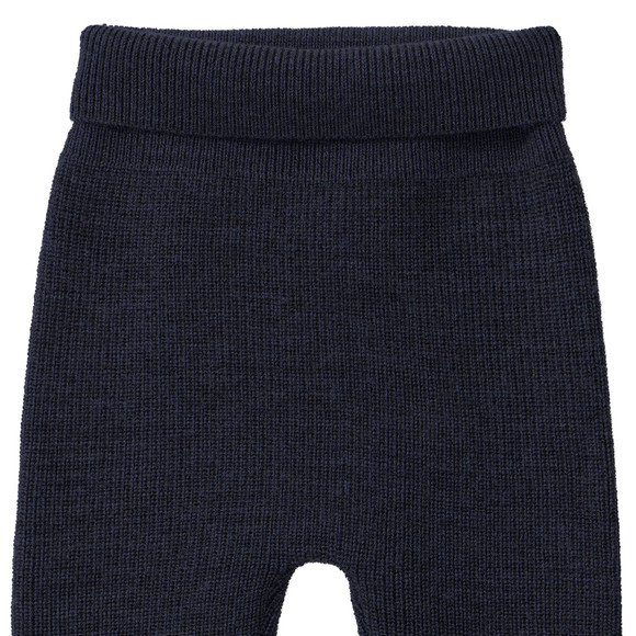 Newborn Merino-Strickhose unifarben
