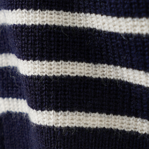 Newborn Merino-Strickjacke mit Streifen